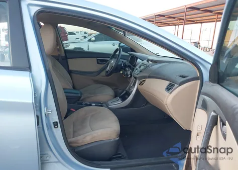 2011 Hyundai Elantra Gls (Ulsan Plant) from USA, damaged, VIN KMHDH4AE9BU129356